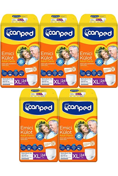 Canped Emici Külot Hasta Yetişkin Bezi XL - Ekstra Büyük - Extra Large 120 Ad...