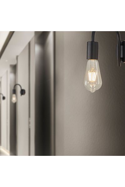 Braytron Sconce BR-BV04-00034, 1xE27, black