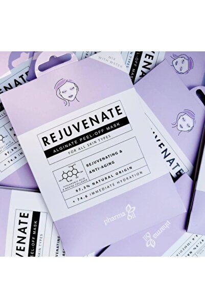 OEM Pharma Oil mask set, TICKET TO GLOW, Rejuvenate peel-off mask with algae, SPA headband and spatula