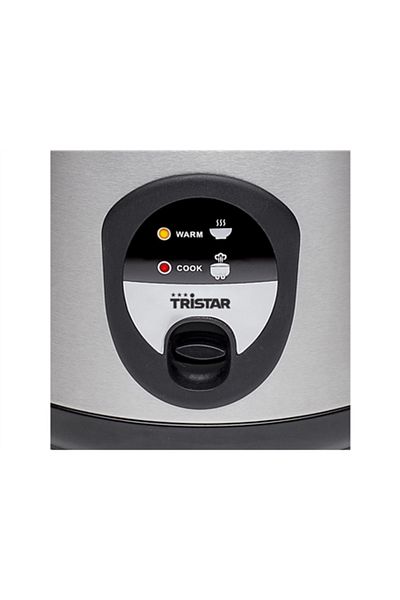 Tristar | Urządzenie do gotowania ryżu | RK-6127 | 500 W | Czarny/stal nierdzewna