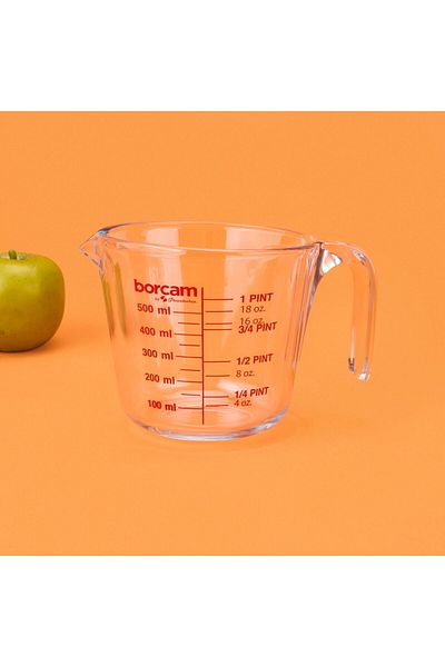 Paşabahçe Borcam Measuring Cup - Transparent - 500 ml