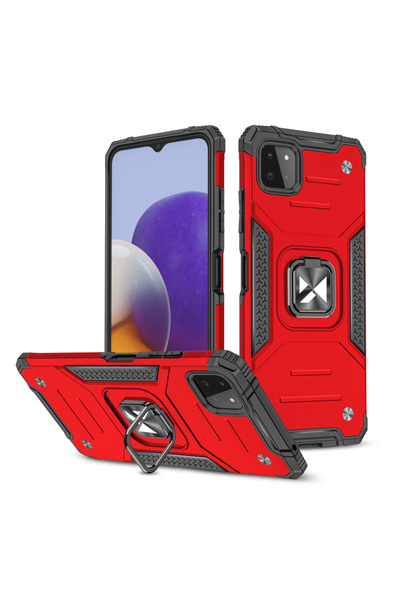 WOZINSKY Carcasă blindată cu suport magnetic pentru Samsung Galaxy A22 4G Rin...