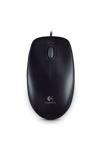 logitech | Mysz | B100 | Przewodowa | Czarna