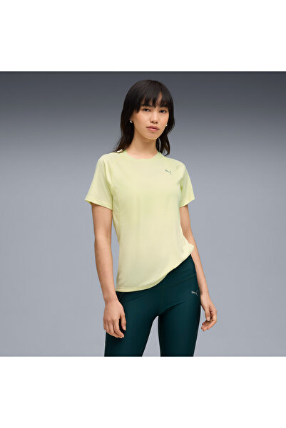 Puma Run Velocity W (Poly) Women's Yellow Running T-Shirt