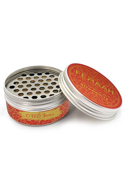Generic FERAAH Premium Oud Air Freshener Strawberry 42g Fine Fragrance, Odour Removal & Relaxing Ambience