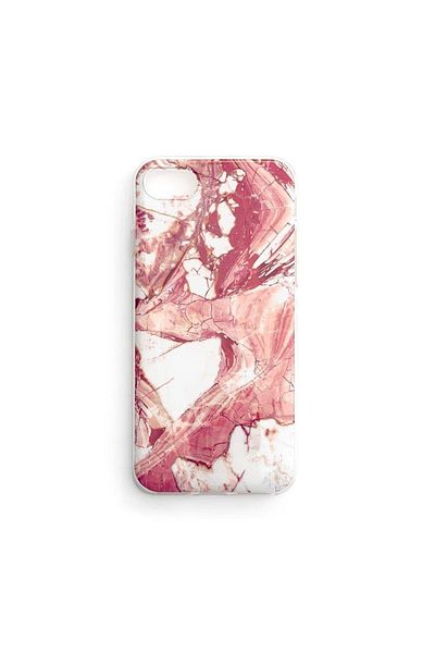 WOZINSKY Marble żelowe etui pokrowiec marmur Xiaomi Redmi Note 10 5G / Poco M3 Pro różowy