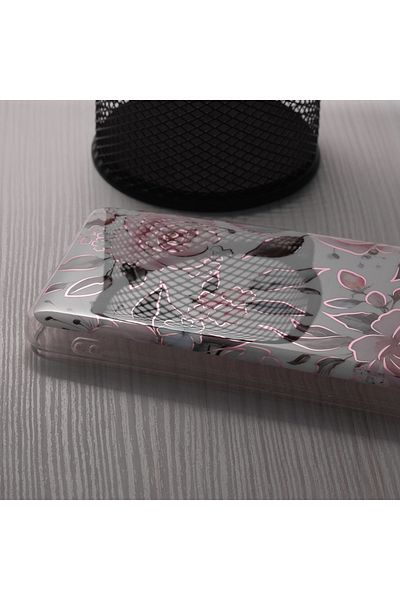 Techsuit Case for Honor Magic6 Lite - Marble Series - Chloe White