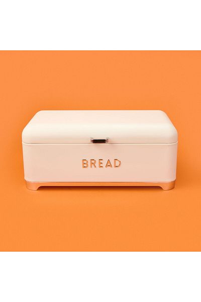 MATMEL Galvanized Bread Box - Cream - 10 Lt