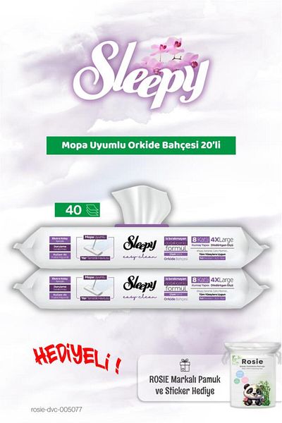 Sleepy Mopa Compatible Orchid Garden 20Pcs X 2 and Rosie Baby Cotton