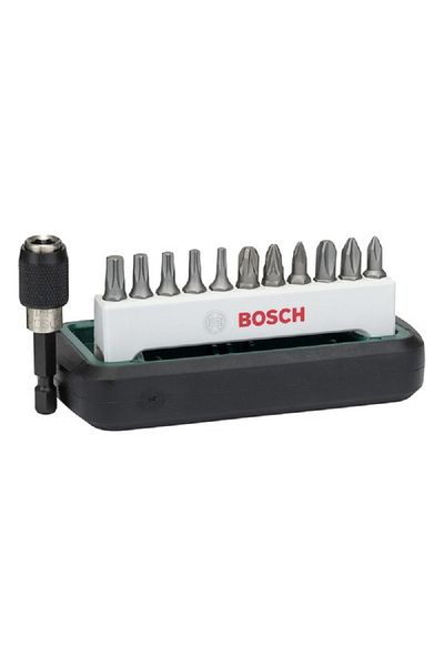 Bosch 12-Piece Durable Compact Screw Driver Set Multicolor
