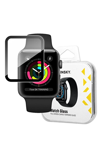 WOZINSKY Sticlă de protecție hibridă pentru Apple Watch 1/2/3 38mm, sticlă de...