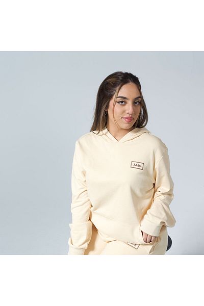 ZAAS Loungewear Hoodie Set – Beige Eco-Friendly Sustainable Sweatshirts