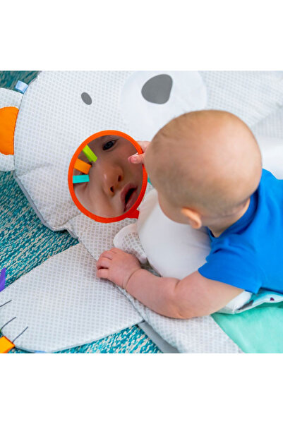 Bright Starts لعبة دببة وقت الاستلقاء على البطن، من عمر 0 إلى 36 شهرًا