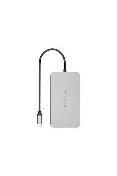 3DHyperStudio Uniwersalna Stacja Dokująca HyperDrive USB-C 10w1 z Podwójnym HDMI i Portami Ethernet LAN (RJ-45)