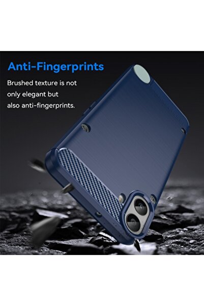 Techsuit Carcasă pentru telefonul Nothing CMF 1 - silicon carbon - albastră