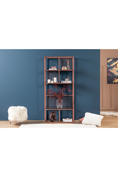 Vivense LOLA ROSE METAL KİTAPLIK, KIRMIZI, 80 CM