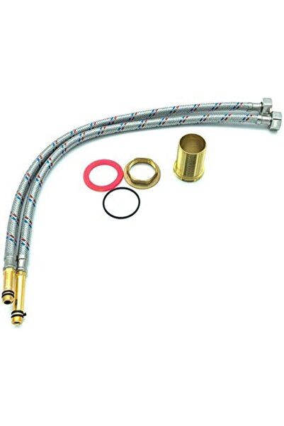 Siena Kitchen Faucet chrome plated complete set with flexible mixer piper and accessories (Series 4)