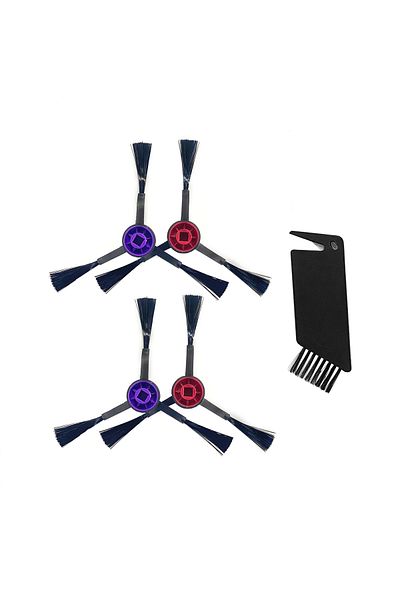 Homidea Midea M9 Spare parts kit: 2x Side Brushes L, 2x Side Brushes R, 1x Cleaning Brush