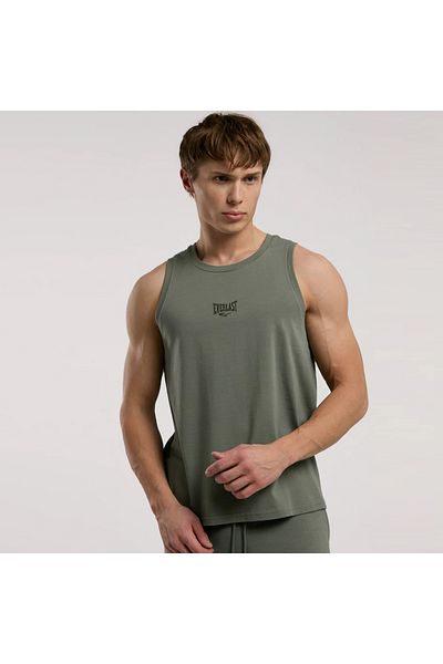 EVERLAST Ever Essentials Regular Ανδρικό Μπλουζάκι Χακί