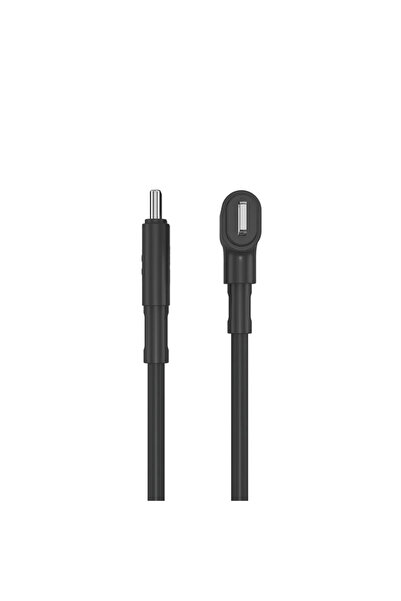 3DHyperStudio Cablu USB-C la USB-C și Lightning hibrid HyperJuice din silicon, 60W, negru | Hyper