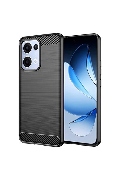 Techsuit Carcasă pentru Oppo Reno13 - Silicon Carbon - Negru