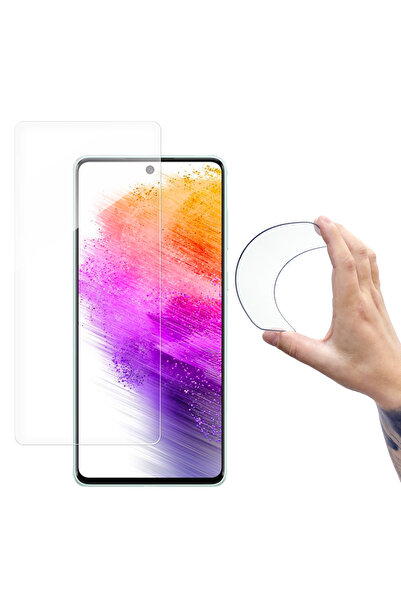 WOZINSKY Folie de sticlă hibridă flexibilă, sticlă securizată pentru Samsung Galaxy A73 Nano Flexi