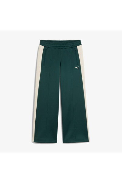 Puma T7 Low Rise Track Kadın Yeşil Eşofman Altı