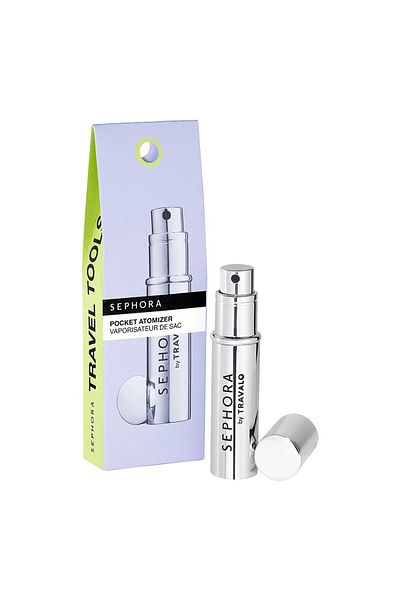 SEPHORA COLLECTION - Pocket Atomizer Silver – Refillable Travel Perfume Spray Bottle for On-the-Go