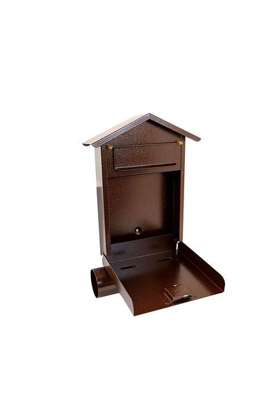 damech Mailbox, with space for newspaper, copper, B6 format, 23x7x37.5 cm,