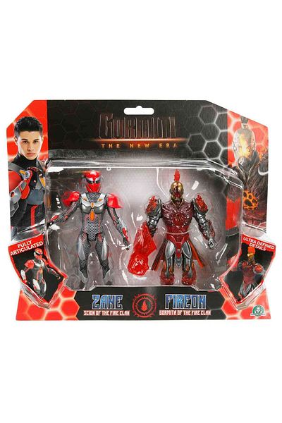 Gormiti The New Era and Figure Grv19000 - Zane and Fireon Grv19200