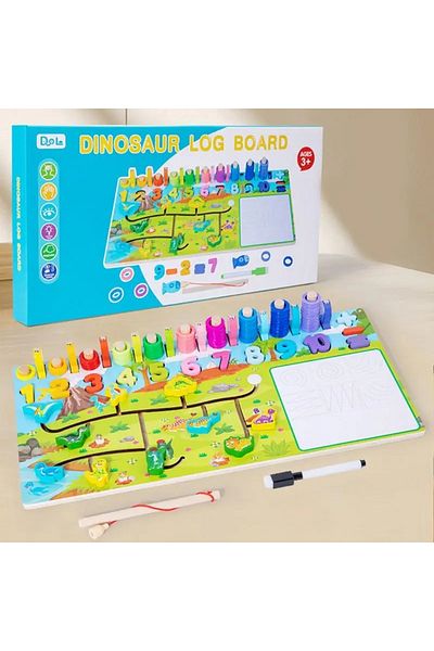 rexa Kids Educational Matching Wooden Trafic Ocean Farm Dinosaur Board Puzzle Game