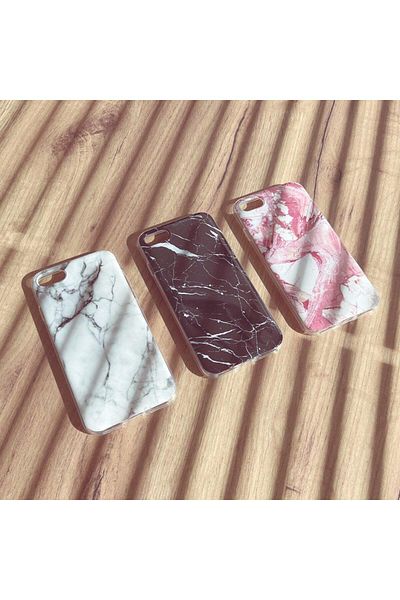 WOZINSKY Marble żelowe etui pokrowiec marmur Xiaomi Redmi Note 10 5G / Poco M3 Pro różowy