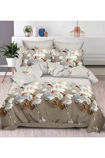 CHIRASO CHIRASO 3D Bedding Set, 6 pieces, Classic Sheet 240x250cm, Duvet Cover 200x230cm, 4 Pillowcases