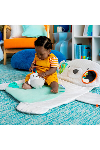 Bright Starts لعبة دببة وقت الاستلقاء على البطن، من عمر 0 إلى 36 شهرًا