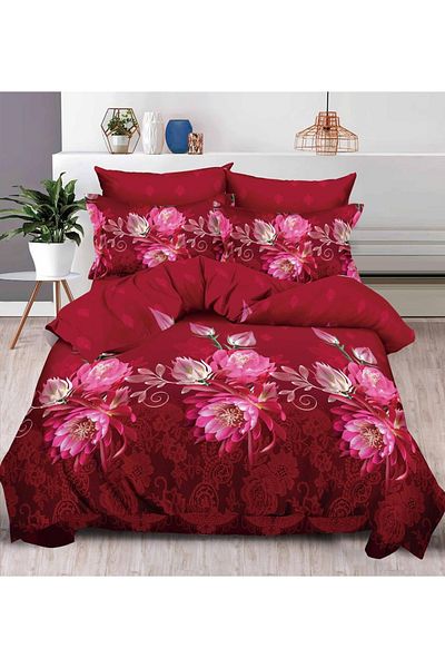CHIRASO CHIRASO 3D Bedding Set, 6 pieces, Classic Sheet 240x250cm, Duvet Cover 200x230cm, 4 Pillowcases