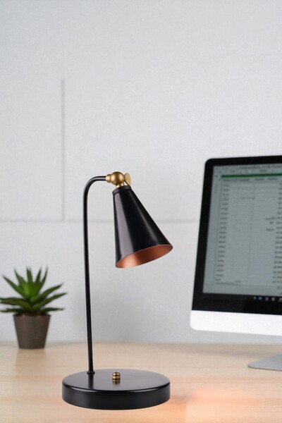 Lumexx New Dora Black Table Lamp