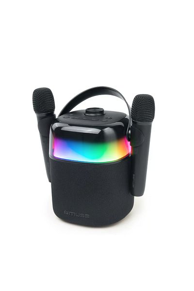 ANATOLİAMUSEUM Głośnik Muse Karaoke | M-530 KA | 30 W | Bluetooth | Czarny | Przenośny | Połączenie bezprzewodowe