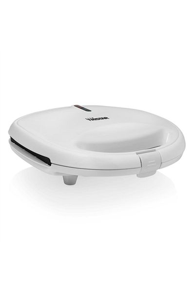 Tristar | Aparat de făcut sandvișuri | SA-3052 | 750 W | Număr de farfurii: 1 | Număr de prăjituri: 2 | Alb