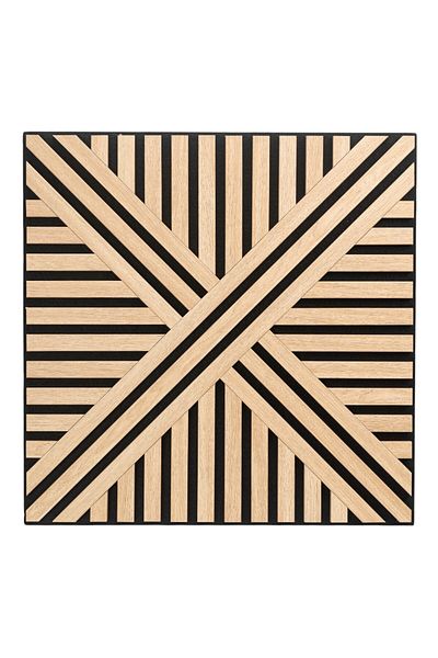 Naimeed Company Set de 5 panouri acustice decorative, MDF și fetru, Naimeed D6767, 60x60x1.8cm, stejar