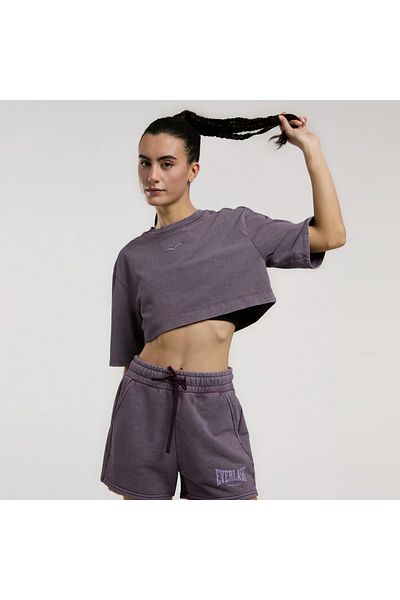 EVERLAST Tricou mov oversize pentru femei Bronx 1910