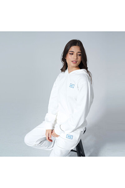ZAAS Loungewear Hoodie Set – White Eco-Friendly Sustainable Sweatshirts