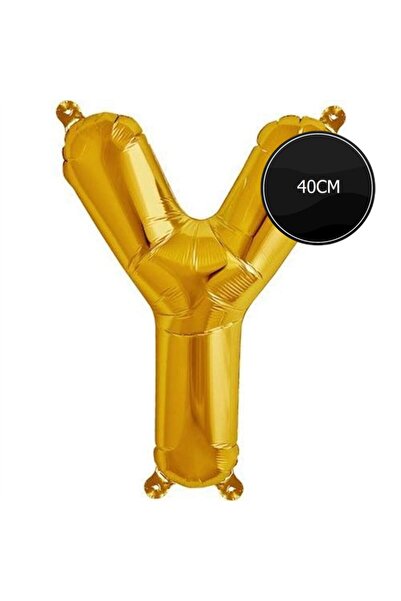 Bp Bizden Pastacılık 40cm Letter Y Foil Balloon Gold