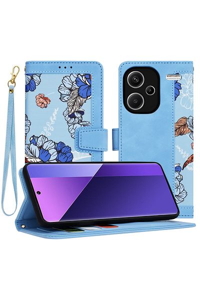 Techsuit Husă pentru Xiaomi Redmi Note 13 Pro+ 5G - FlipCraft - Albastru Vibrant