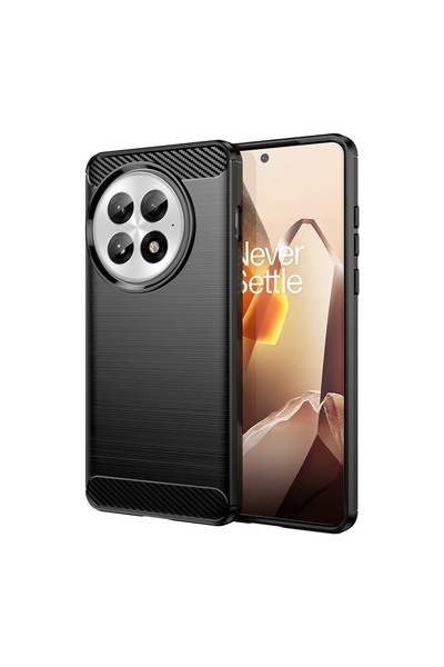 Techsuit Carcasă OnePlus 13 - Silicon Carbon - Negru