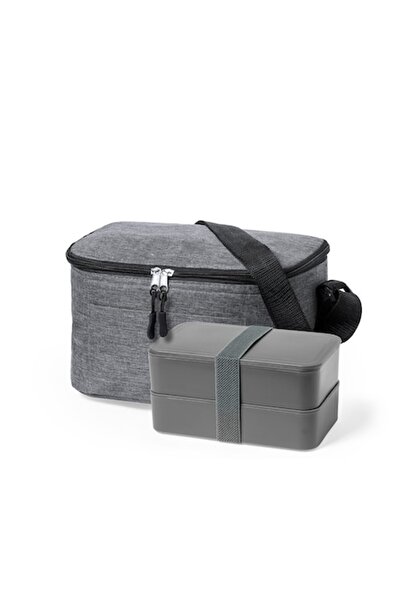 4desire.ro Insulated Bag with Lunch Box (700ml Compartments, Recycled Materials)