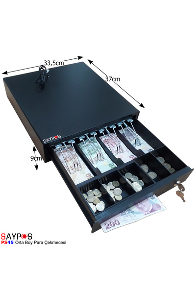 SAYPOS Verifone MX915 ve İngenico iDE280-iWE280-Move5000F Marka Yazarkasalarla Uyumlu Para Çekmecesi