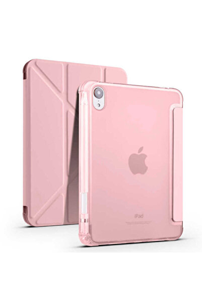 Yesnıce İpad Mini 2021 (6.nesil) 8.3"Uyumlu Kalemlikli Standlı Uyku Modlu Kat...