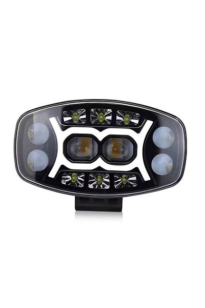 BGRJ Automotive Spider 1023 LED projector, 12V-24V, Off Road, truck, machinery, magnifying glass, white, yellow