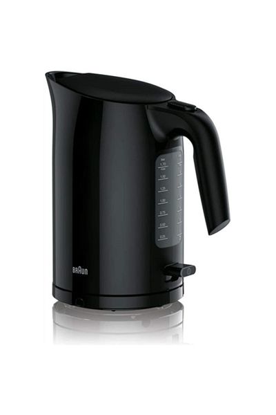 BRAUN SSA STORE Braun | Czajnik | WK3100BK PurEase | Standard | 2200 W | 1,7 L | Plastik | Obrotowa podstawa 360°