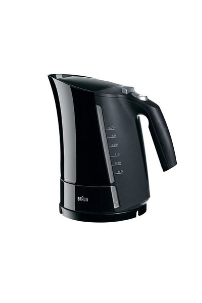 BRAUN SSA STORE Braun Kettle WK500BK Multiquick 5 Standard 3000 W 1.7 L Plastic 360° rotational base Black